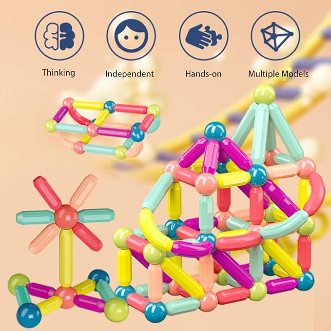 Juego de bloques de construcción magnetica 42pcs