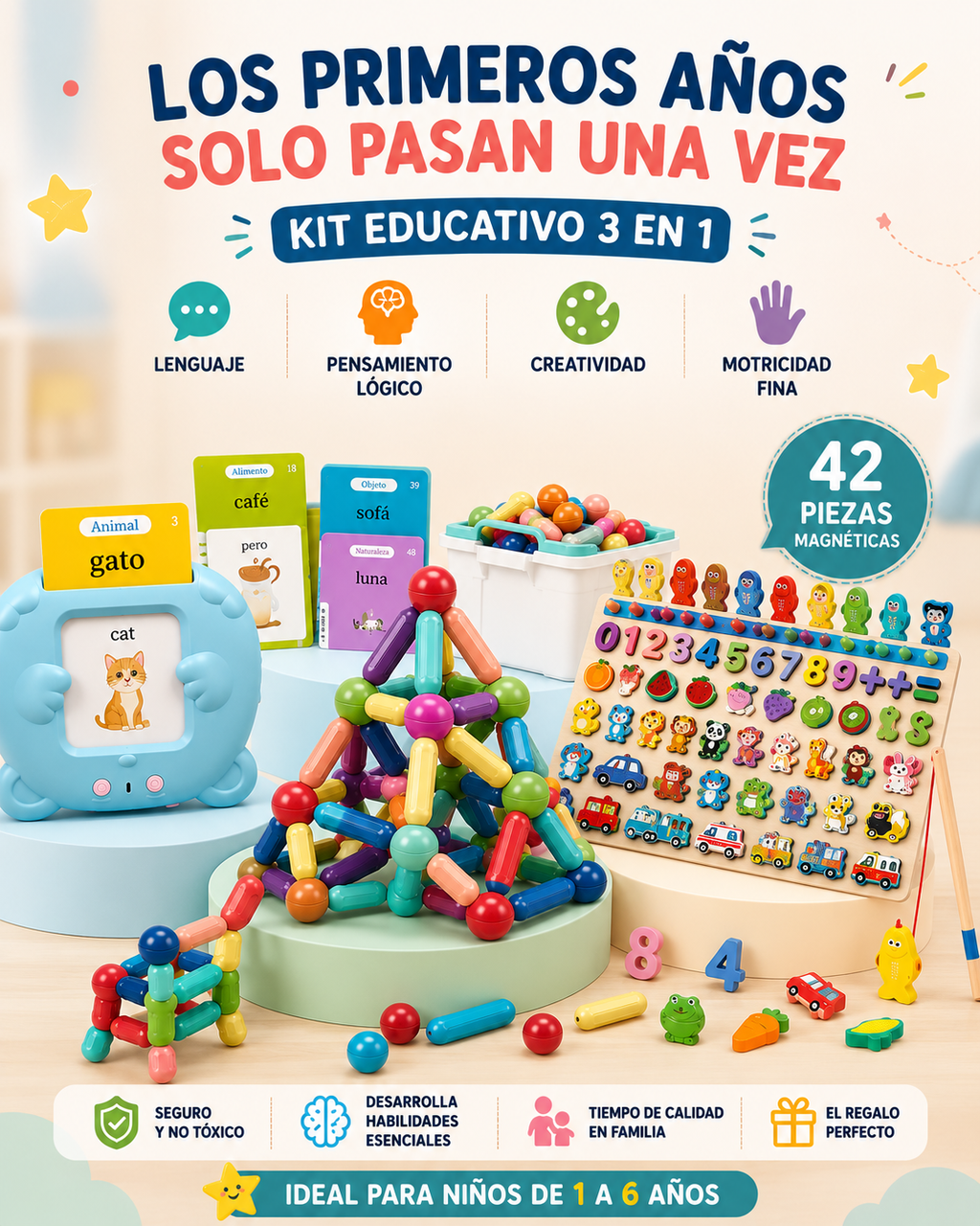 KIT EDUCATIVO 3 EN 1