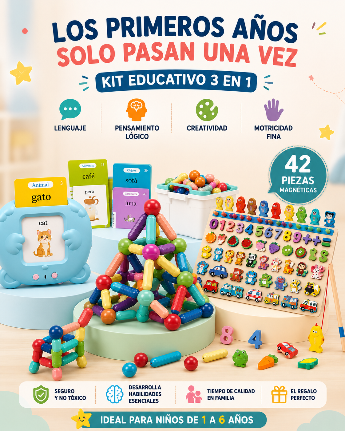 KIT EDUCATIVO 3 EN 1